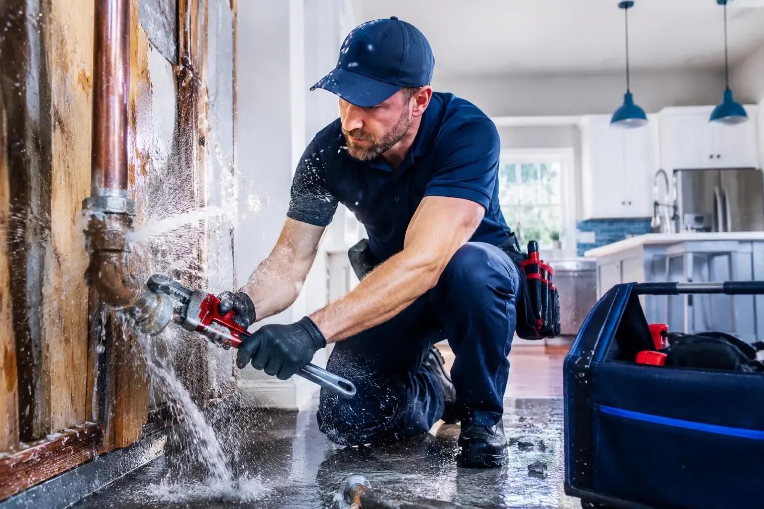 Emergency pipe repair in Kentucky